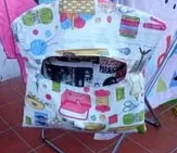 Bolsa para pinzas cosida a mano