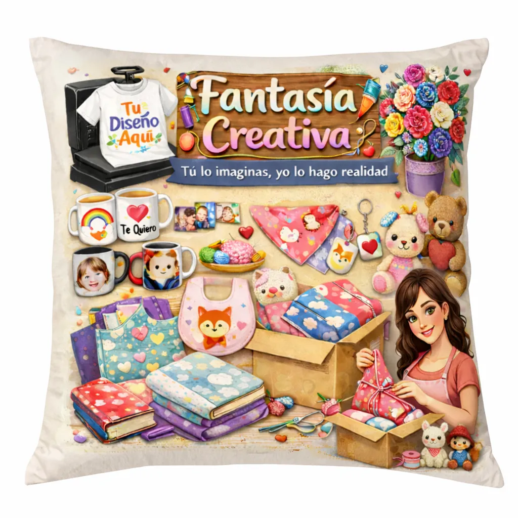 Cojin personalizado 40 x 40